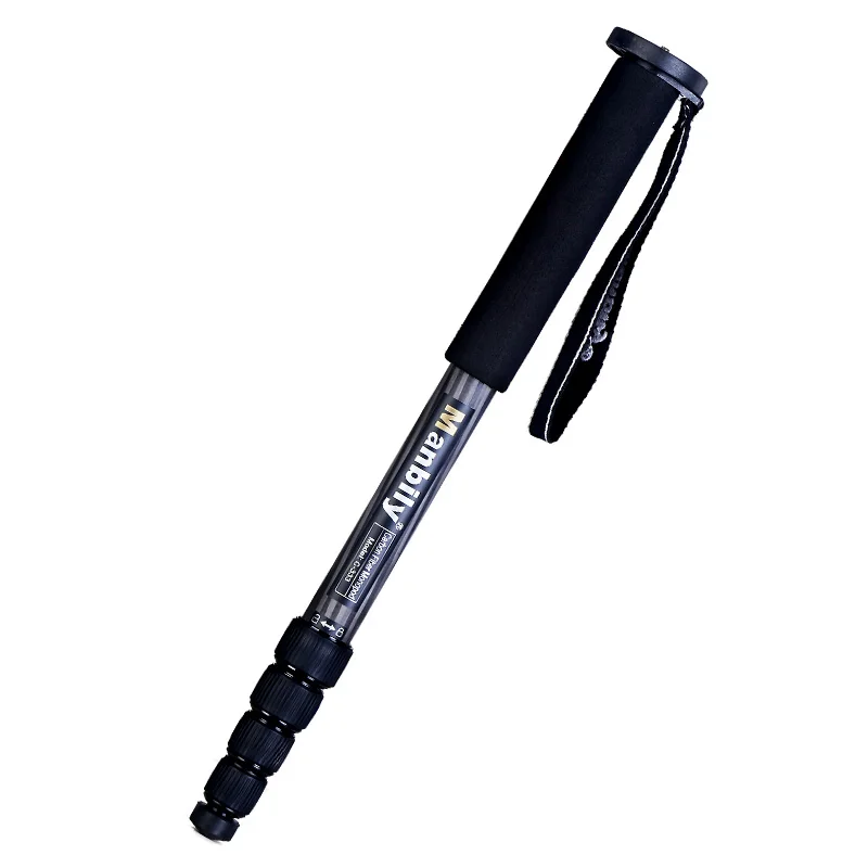 Cadiso Manbily C-333 Professional Carbon Fiber Portable Tourism Monopod Bracket Can Stand with Mini Tripod Base for Camera DSLR