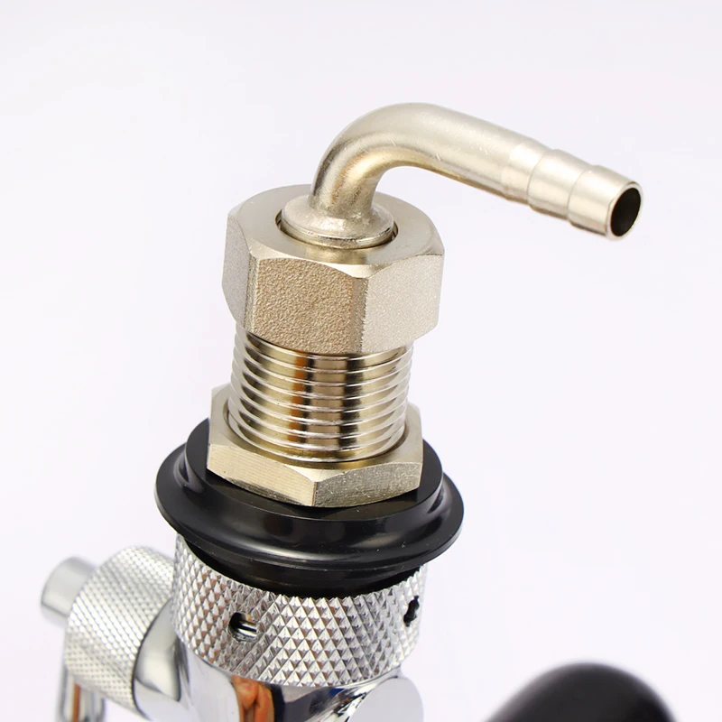 

Stainless Steel G5/8 Draft Beer Faucet Adjustable Kegerator Shank with Flow Controller Tap Dispenser Barware Homebrew Tools
