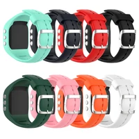 colorful silicone watch strap replacement wrist strap watch band for polar a300 sport watch repair upgrade part