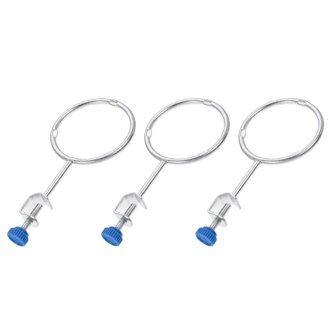 

uxcell 3Pcs Lab Support Retort Ring with Clamp Iron 3.3 Inch Dia for Lab Experiment for a Chemistry Experiment Silver Tone