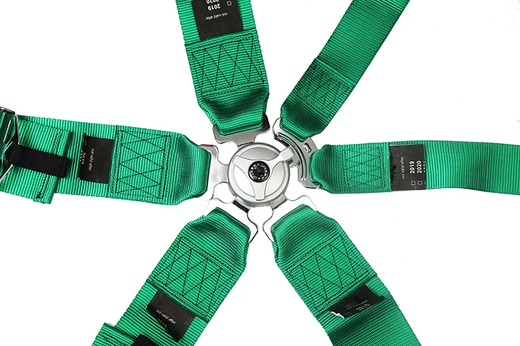 Универсальный 6 точечный гоночный автомобиль ремень безопасности с мягкой