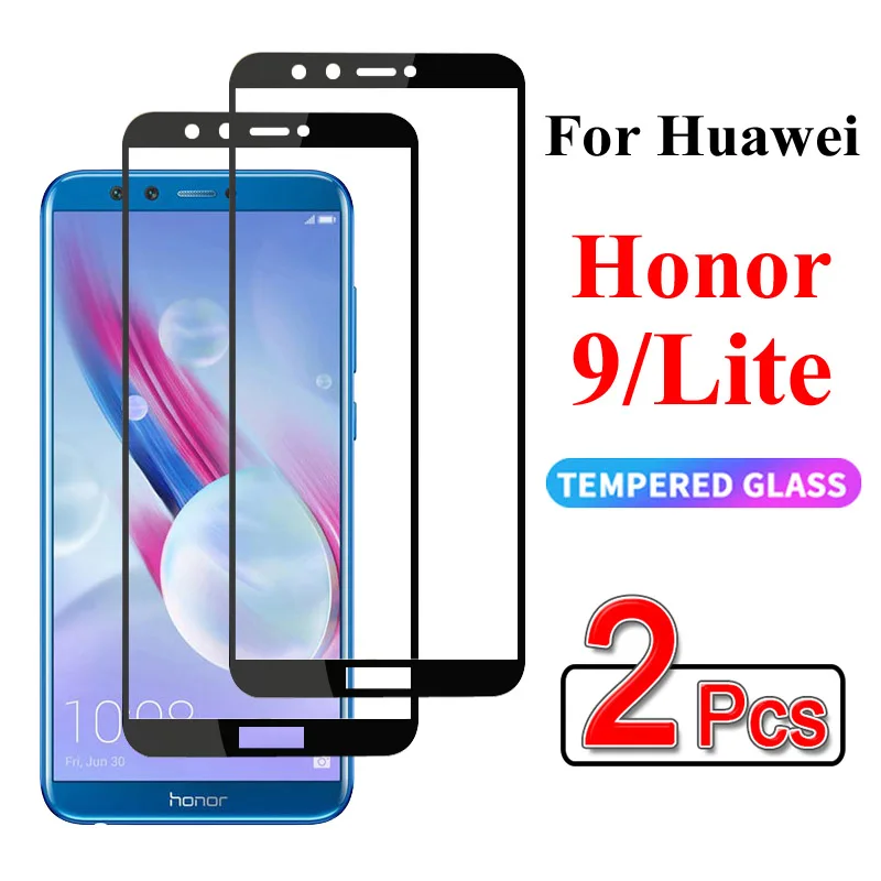 2 шт. закаленное стекло для huawei honor 9 lite защитное стекло huwei honor 9 9 lite светильник 9honor cam tremp verre