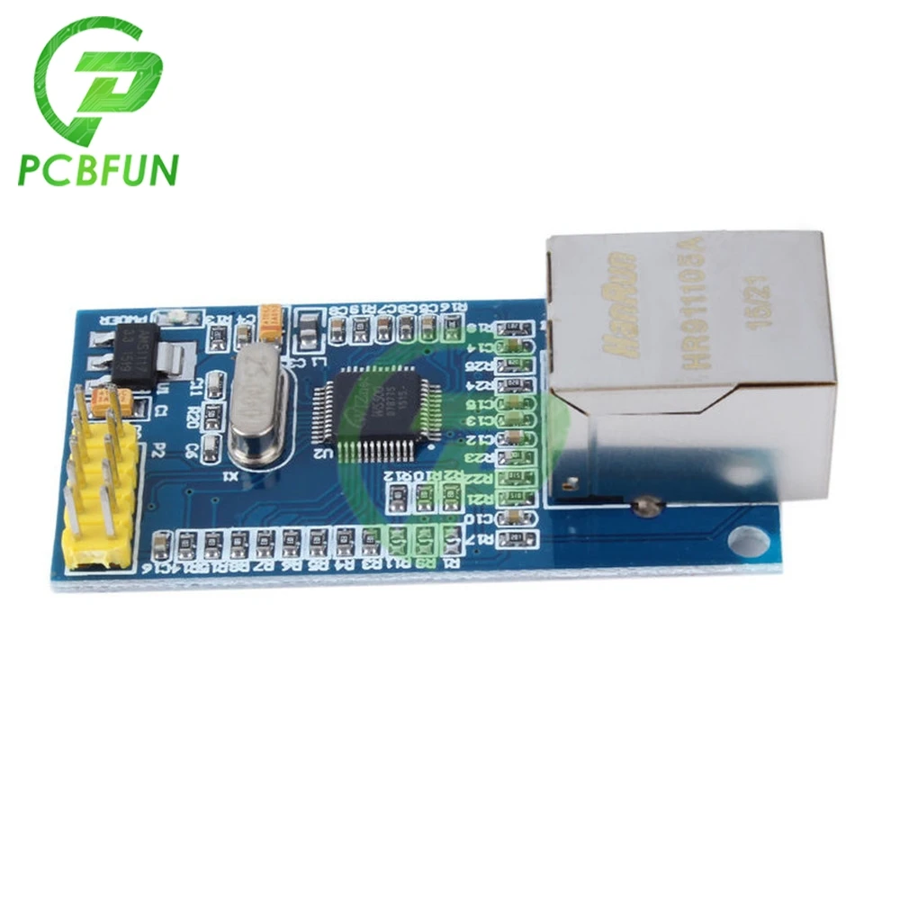 USR-ES1 W5500 чип Новый SPI к LAN/Ethernet конвертер TCP/IP 51/STM32 микроконтроллер программа над W5100