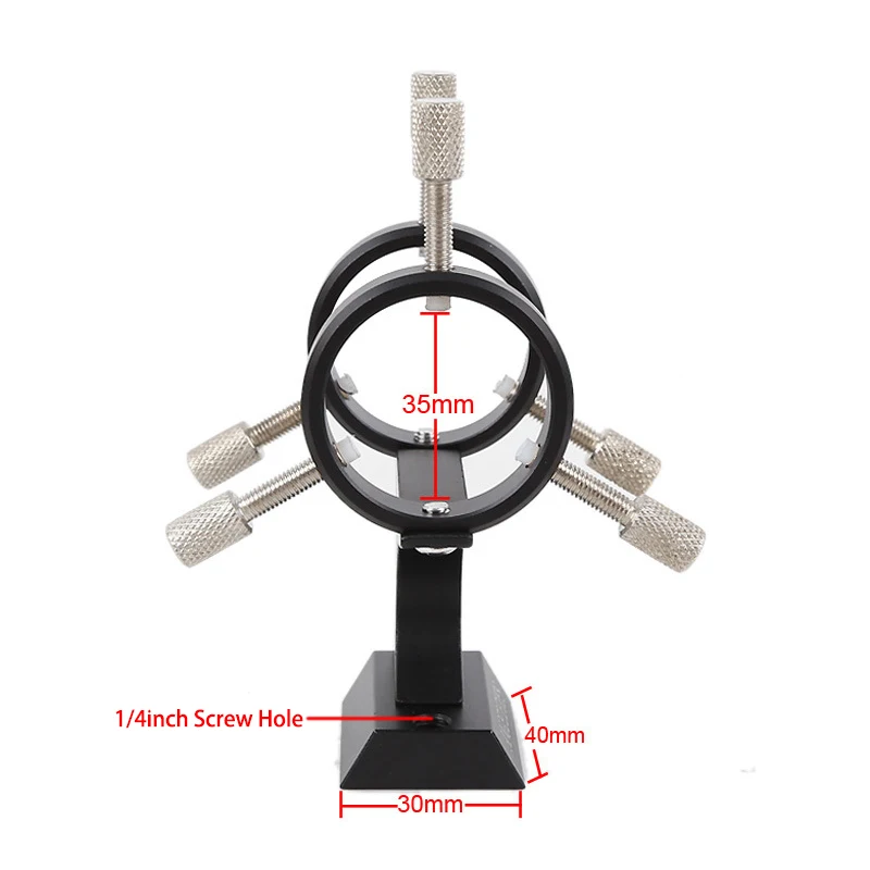 Регулируемый 35 мм лазерная указка адаптер с 6-точки крепления кольца полный сплав