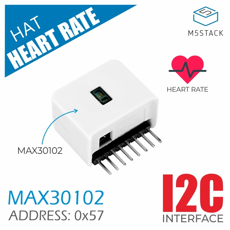 

Официальная шапочка M5Stack M5StickC для измерения пульса (MAX30102)