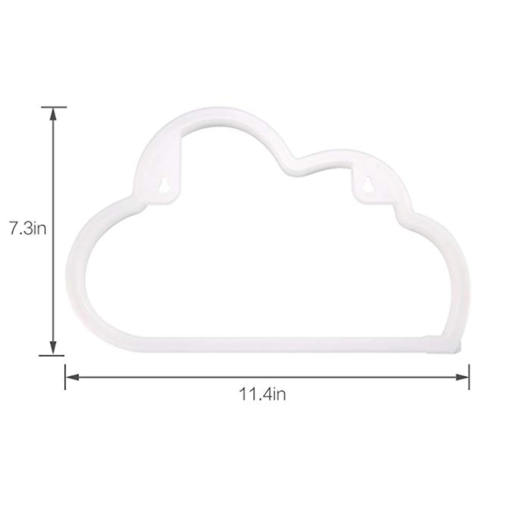 Неоновые вывески светодиодные неоновые светильники на батарейках/с USB кабелем