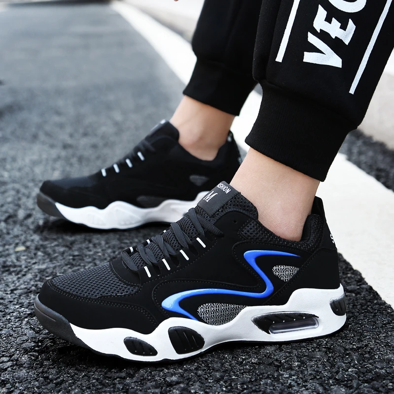 Кроссовки мужские сетчатые низкая обувь для баскетбола на шнуровке дышащие