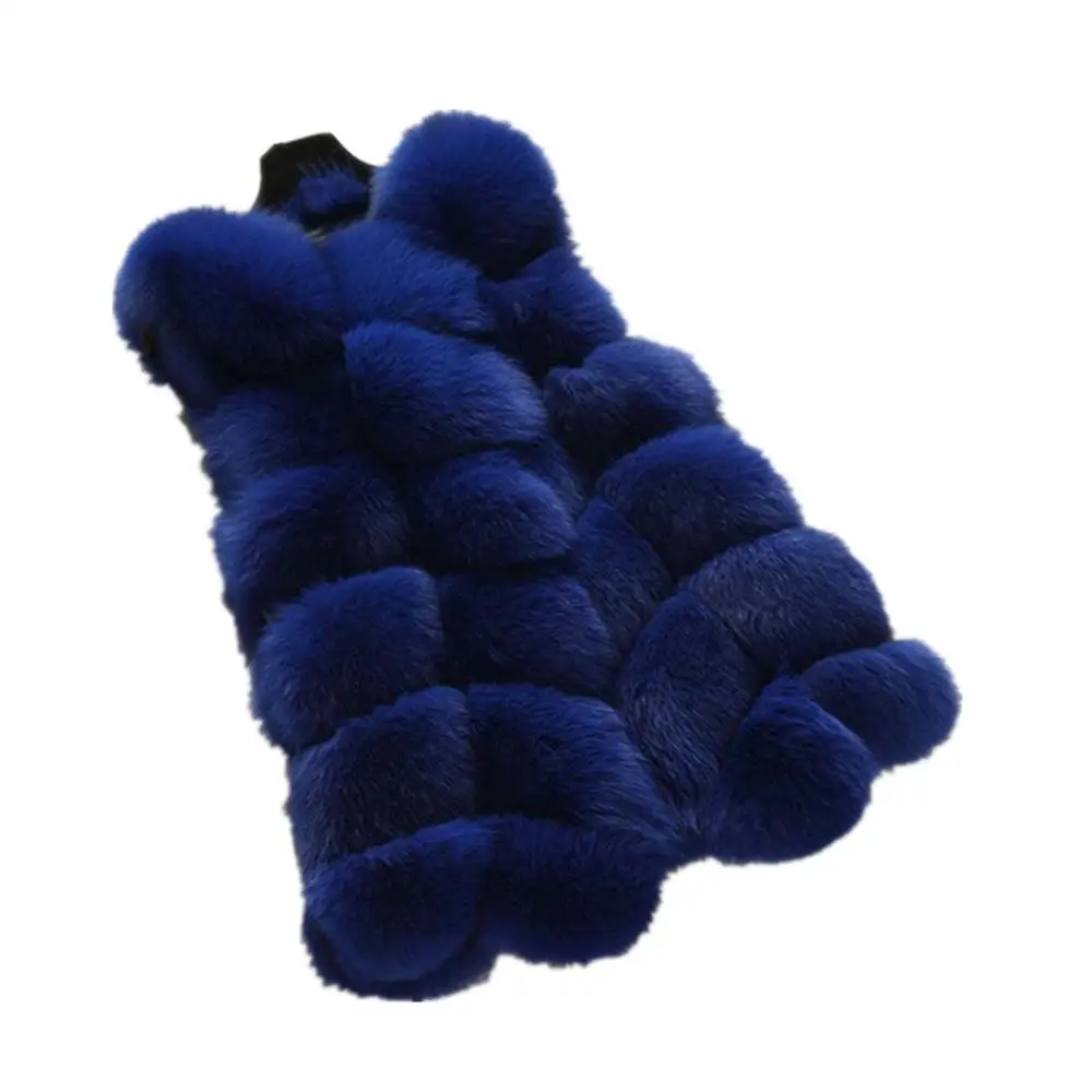 Лиза колли высокое качество женский жилет из искусственного меха пальто