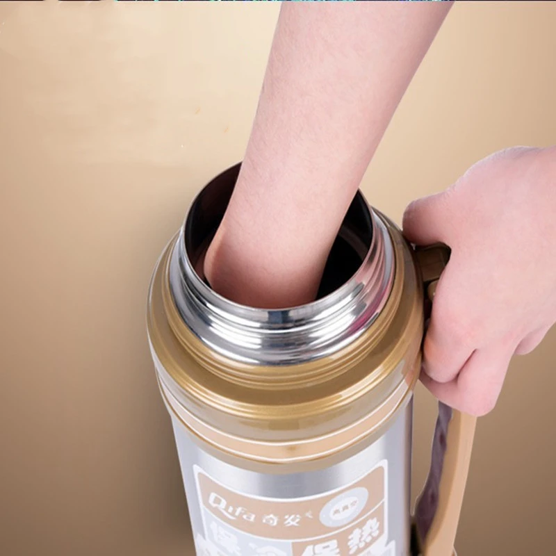 2L/высокой емкости из нержавеющей стали Термос мода на каждый день открытом