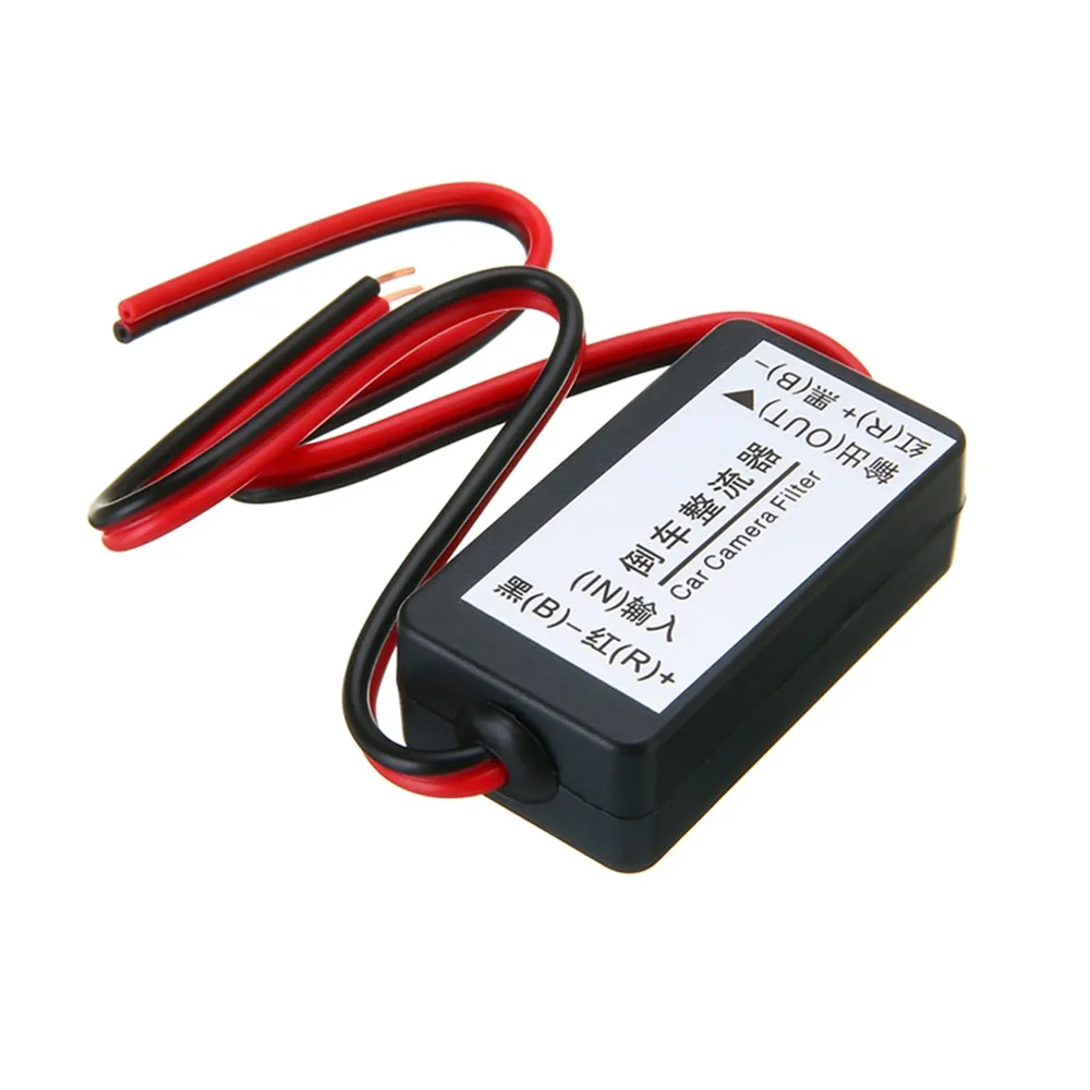1pc 12V DC Power Relay Capacitor Filter Connector Rectifier for Car Rear View Backup Camera Auto | Автомобили и мотоциклы