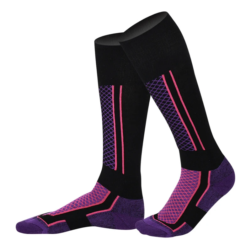 Зимние лыжные спортивные носки женские мужские теплые длинные лыжные амортизационные снежные прогулки походы носки теплые дышащие зимние спортивные носки