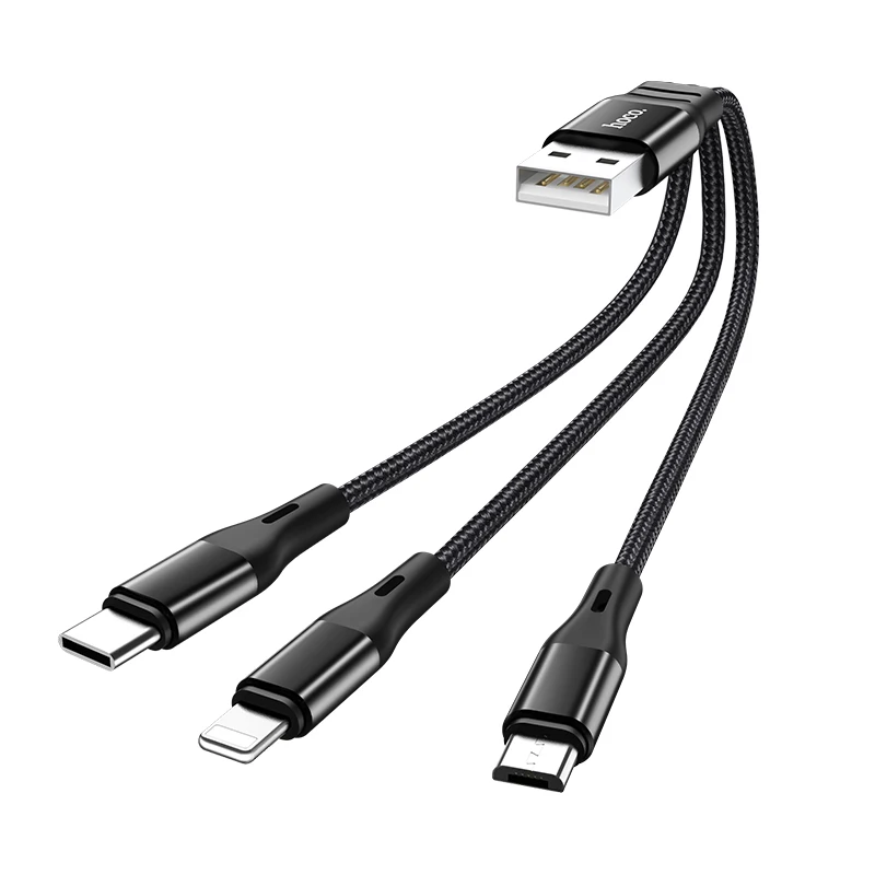 Беспроводное зарядное устройство HOCO 3in1 USB C кабель для передачи данных iphone 12 11 Xs Max