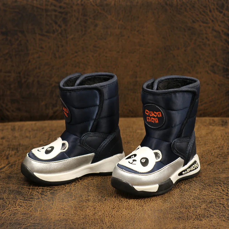 Сапоги детские непромокаемые из хлопка и вельвета с героями мультфильмов для