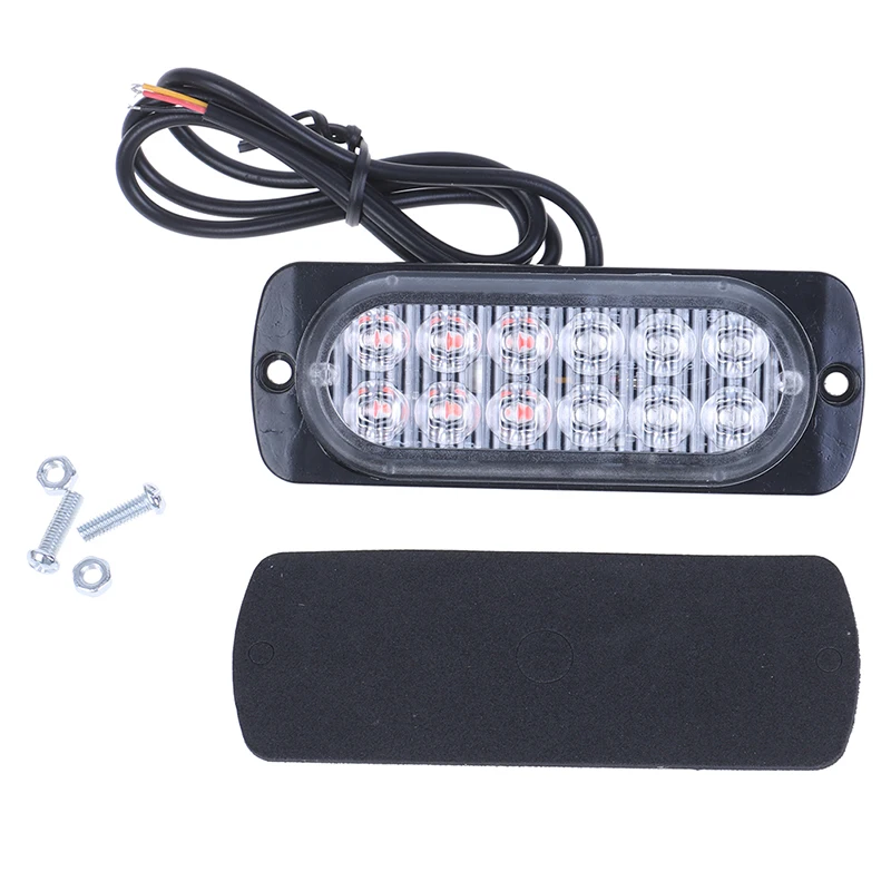 36 Вт высокой мощности Мощность 12V 24V сбоку Strobe Предупреждение мигающий светильник