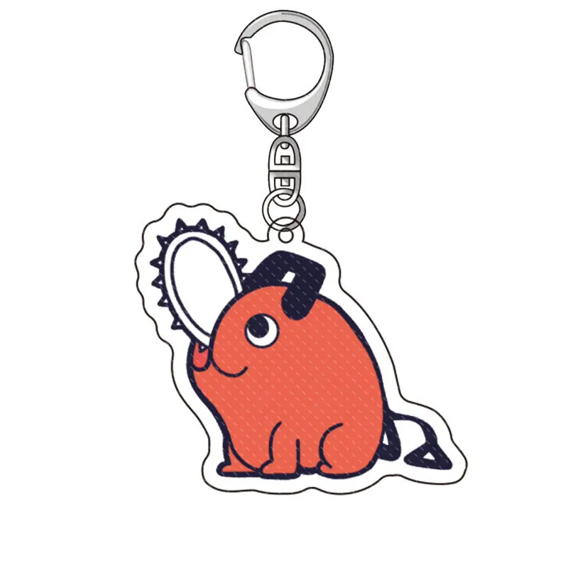 

Wholesale Japanese Anime Chainsaw Man Keychain Accessories Pochita Makima Cartoon Key Chains Keyring for Men Women Cosplay