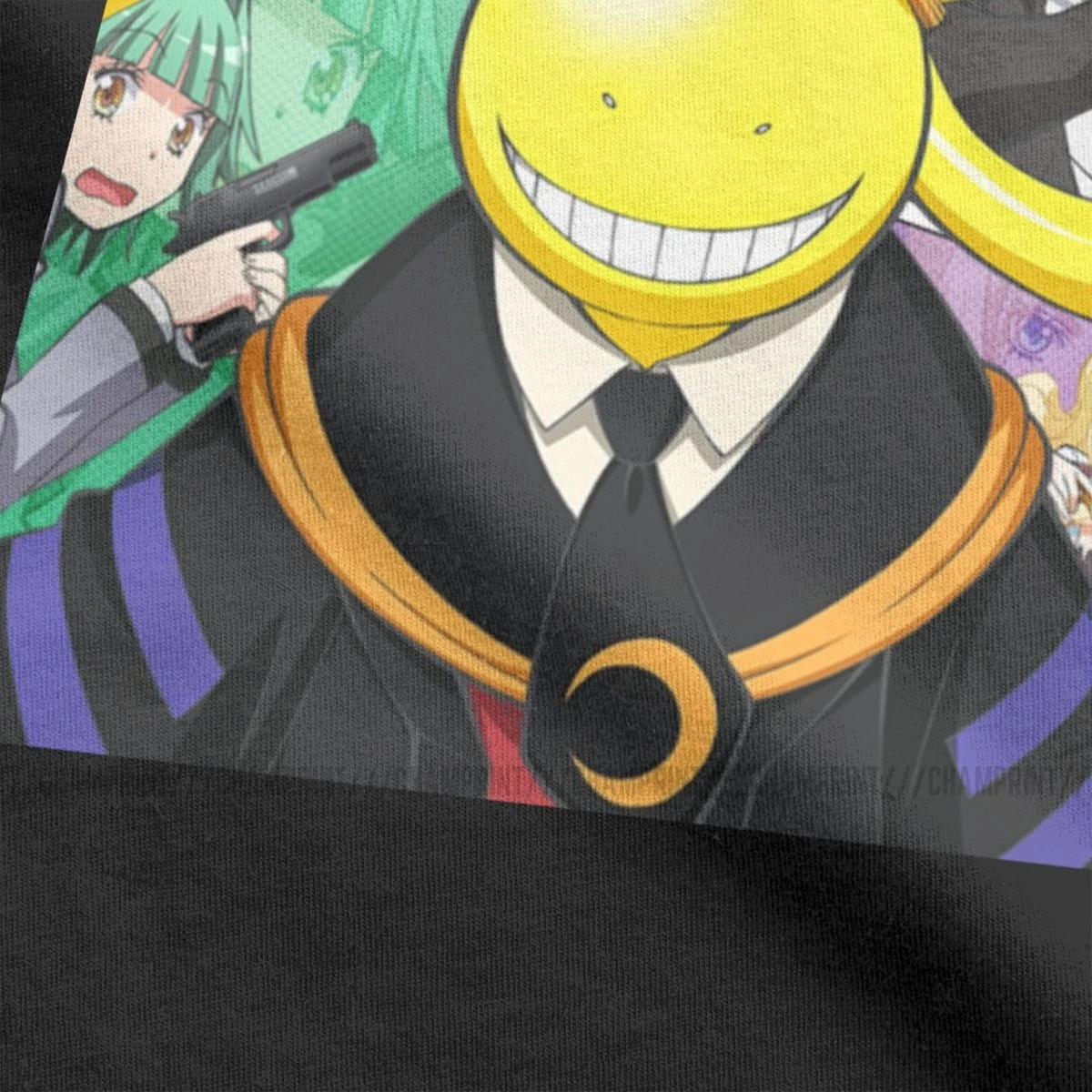 Класс убийц футболка для мужчин Korosensei Ansatsu Kyoushitsu аниме Shiota детей хлопковые