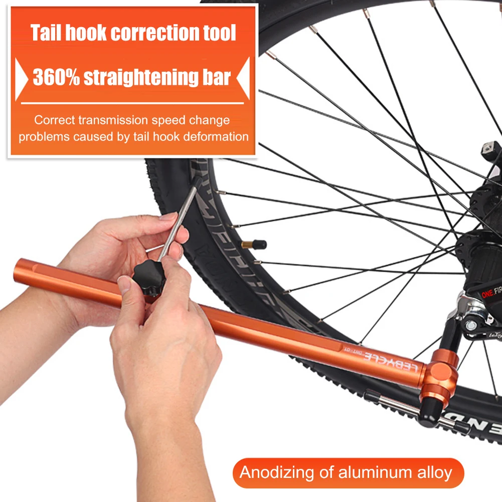 

MTB Road Bike Derailleur Hanger Professional Bicycle Hook Aligner Alignment Ranging Tool Alignment Gauge Measure Straighten Tool