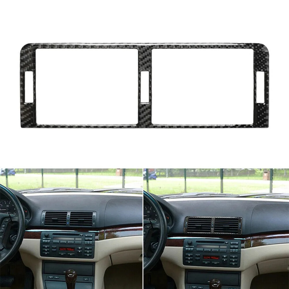 

Central Sticker For BMW 3 Series E46 1998-2005 Front Interior Trim Black