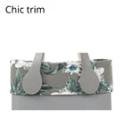 Новинка Осенняя отделка цветочная ткань отделка хлопчатобумажная ткань тонкое украшение для Ochic Obag Сумочка O Bag