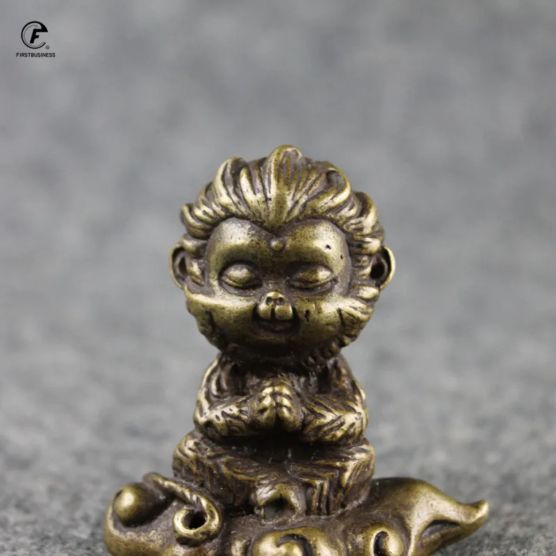 Большая Медная кукла-супергерой в античном дизайне фигурки обезьяны короля