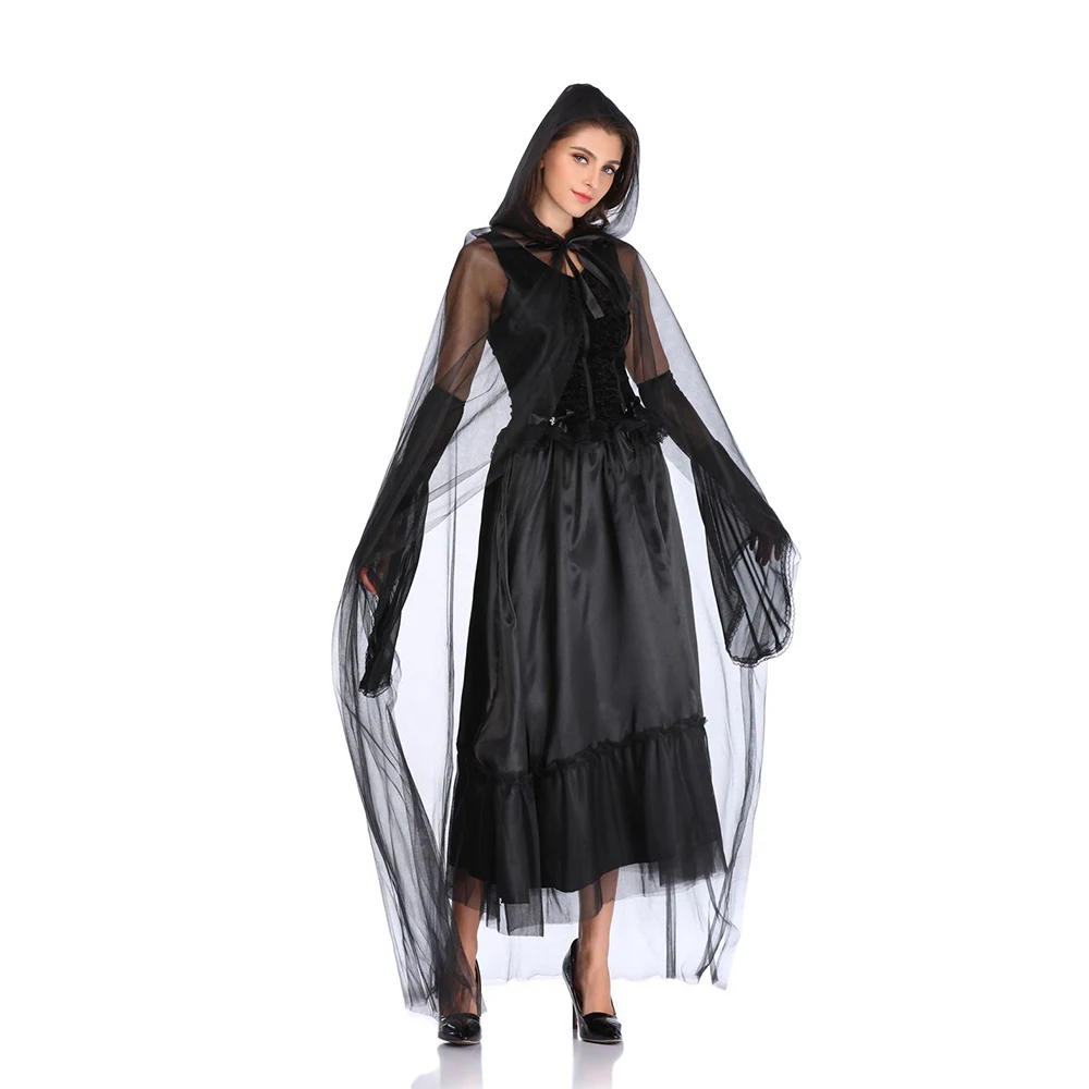 Страшные костюмы для женщин костюм вампира на Хеллоуин Призрак Одежда невесты