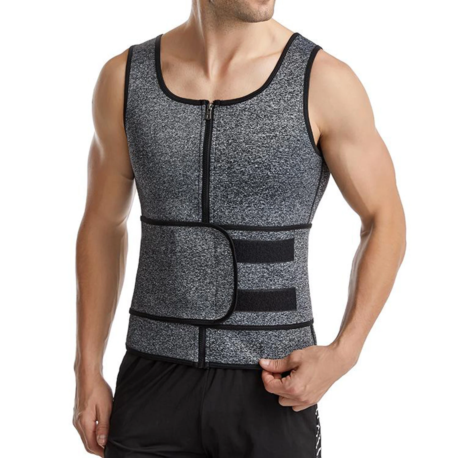 

Men Body Shaper Neoprene Waist Trainer Sweat Shirt Fitness Shapewear Belts