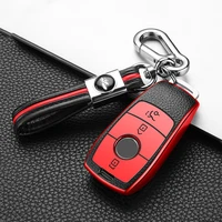 tpu car remote key case cover shell for mercedes benz e class w213 w205 e200 e260 e300 e320 amg cla 2018 2019 2020 keychain