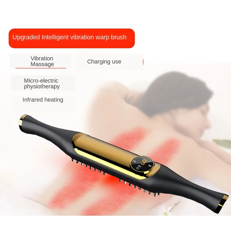 Вибрационный массажер здоровье микротоковая меридиановая щетка инфракрасный