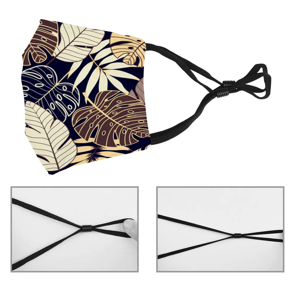 Защитная маска PM2.5 для лица многоразовая теплая хлопковая с углеродными