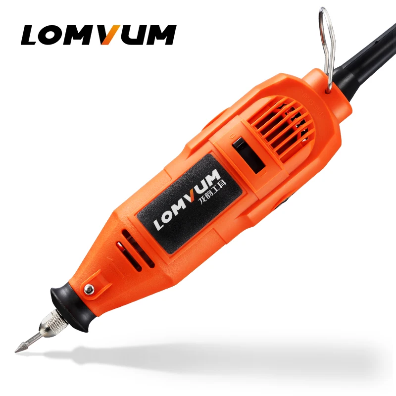 LOMVUM роторный инструмент 6 переменная скорость шлифовальный станок 350 Вт Dremel Тип дрель Электрический шлифовальный станок вал доступен