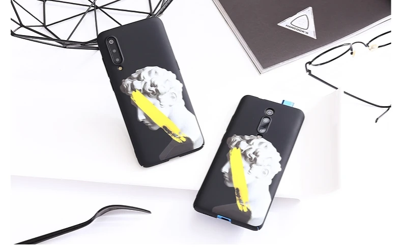 Римские каменные статуи Emboss телефон чехол для Xiaomi MI9 MI8 MIX3 MIX2, K20 Pro, 9T PRO, MI6 A2 крышка отражения на Ренессансе