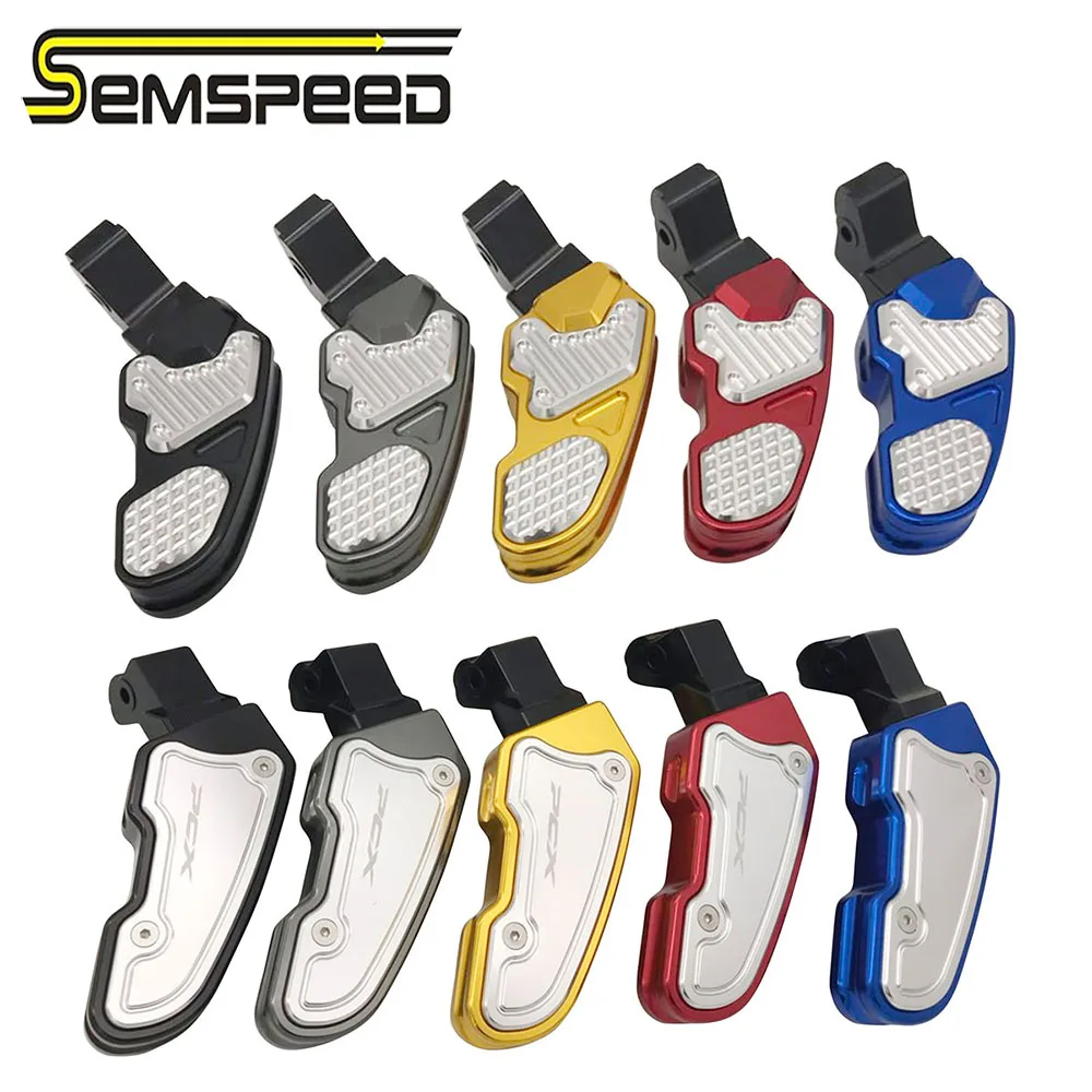 SEMSPEED сзади стопы ног педаль для Honda PCX 125 150 PCX125 PCX150 мотоциклетные Задние подножки шаги ног пластина