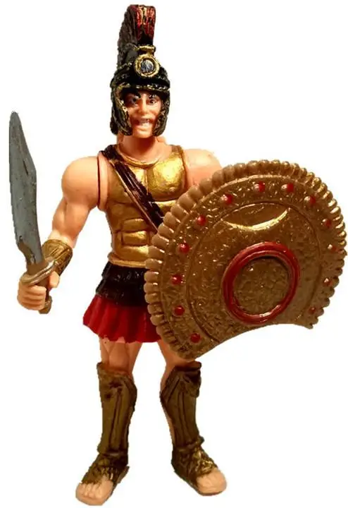 6 шт. Римский самурайский Солдат модель игрушка для украшения стола комнаты