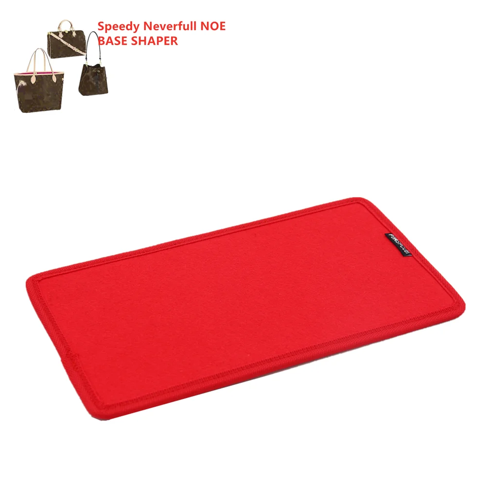 Bag shape Fits For Neo noe Speedy Never Full  Insert Organizer  Handbag Red Base Shaper Organizer luxury bag shaper holder