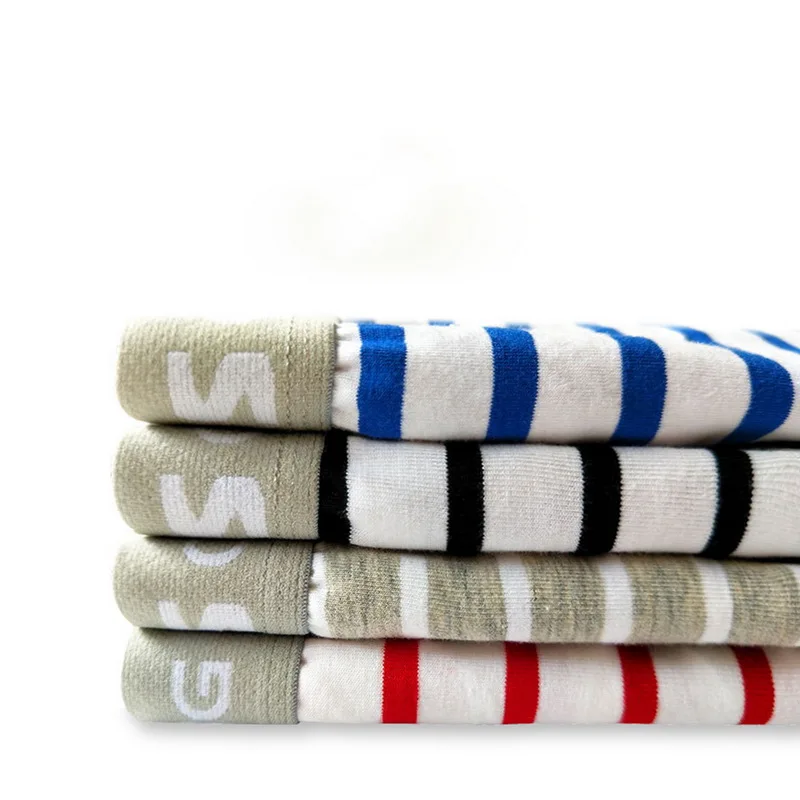

Men's Cotton Boxer Briefs Silk Breathable Underwear Solid Shorts Sexy For Family