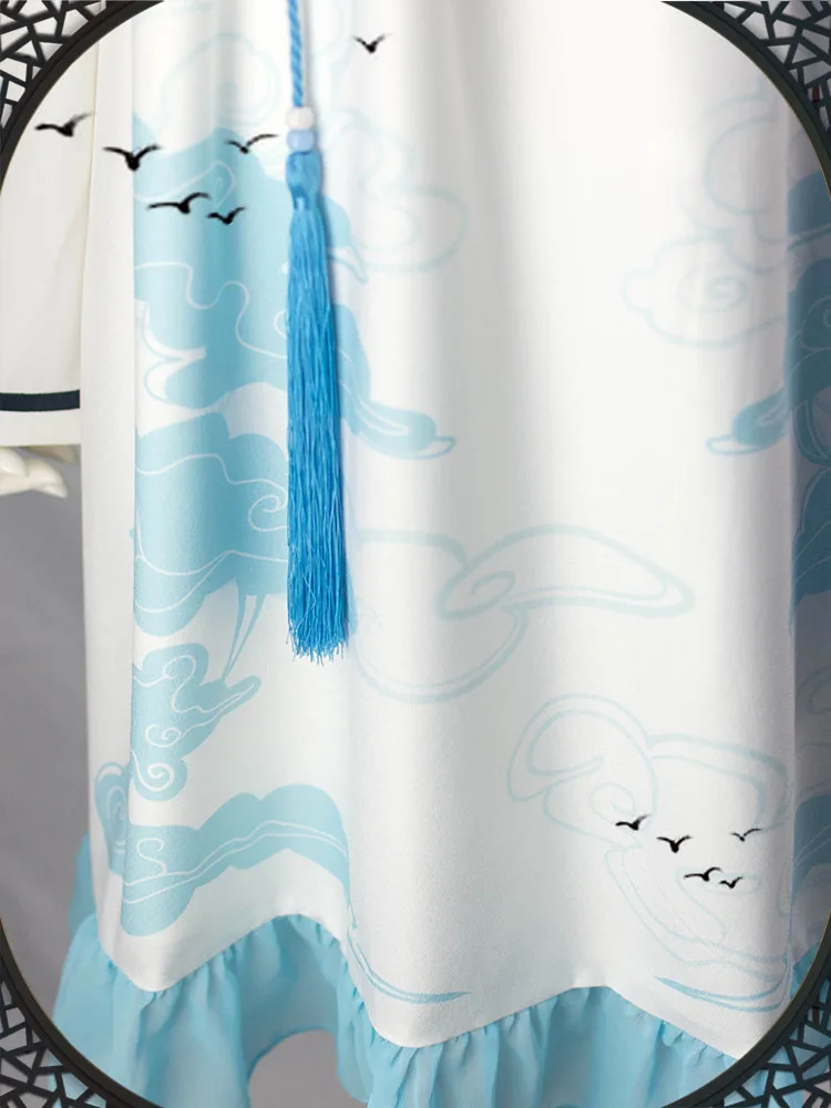

Mo dao zu shi Lan Wangji Cosplay Costume Hanfu women dresses halloween costume for women adults