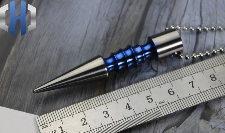 Портативное тактическое ожерелье EDC нож из титанового сплава кулон брелок с