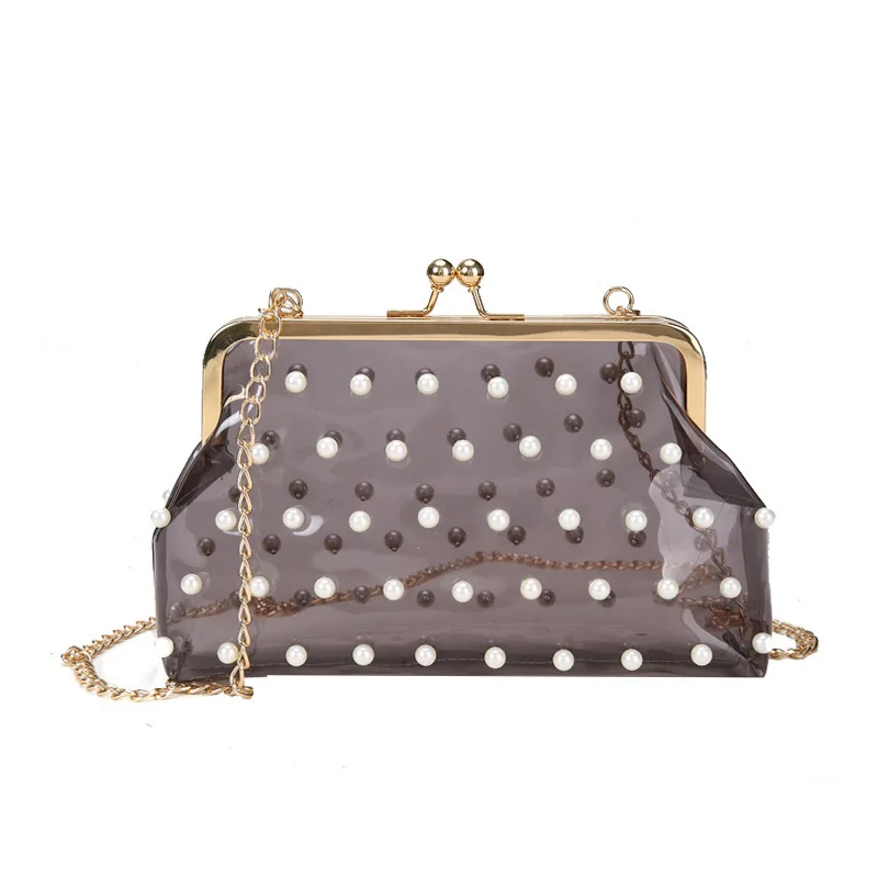 

Mara's Dream Pearl Lady Bag Fashion Tote Bag Transparent Messenger Chain Shoulder Bag Ms. Crossbody 2019 Hot Sale Bolsos Mujer