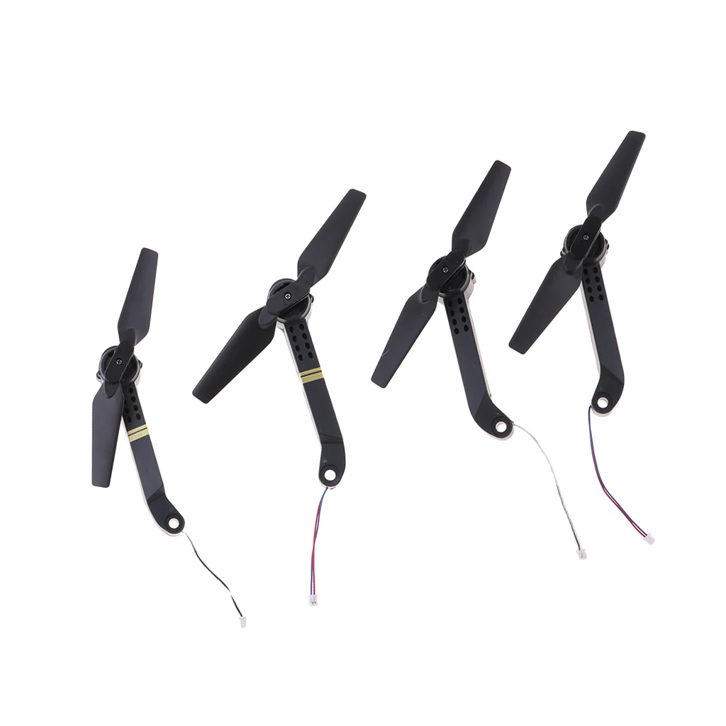 

4 Pieces Universal Drone Spare Parts Gears Propellers E58 Propellers Blade Landing Gear for E58 WiFi FPV Quadcopter Drone