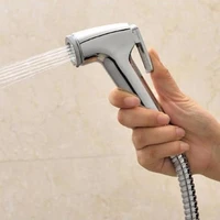 handheld toilet bidet faucet sprayer portable stainless steel shower sprayer bidet spray gun toilet self cleaning shower head
