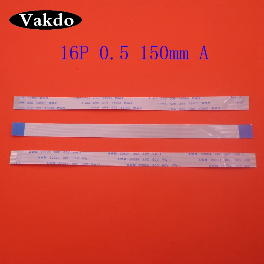 1 шт. 16pin FFC FPC плоский гибкий кабель 0 5 мм Шаг 16 pin A type длина вперед 150 ленточный