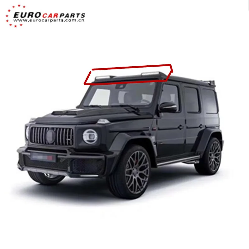 Спойлер на крышу из углеродного волокна G class W464 B для w464 G63 G65 G500 G400 G350 светодиодный
