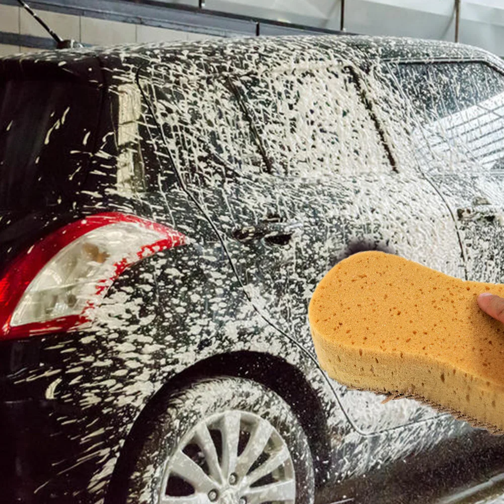 

Extra Large Size Car Washing Sponge Easy Grip Soft Fiber Multi-functional Cleaning Sponge