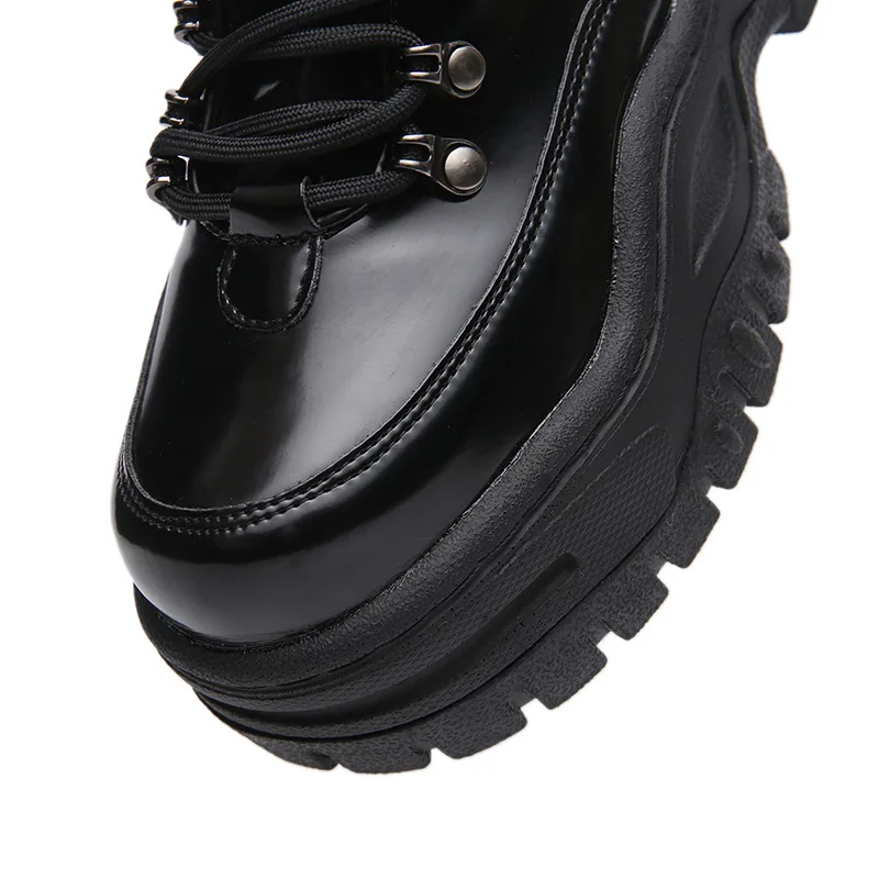Высококачественная спортивная обувь на платформе в европейском и американском ретро-стиле; женская обувь на низкой платформе; спортивная обувь черного цвета; женская ZW-119