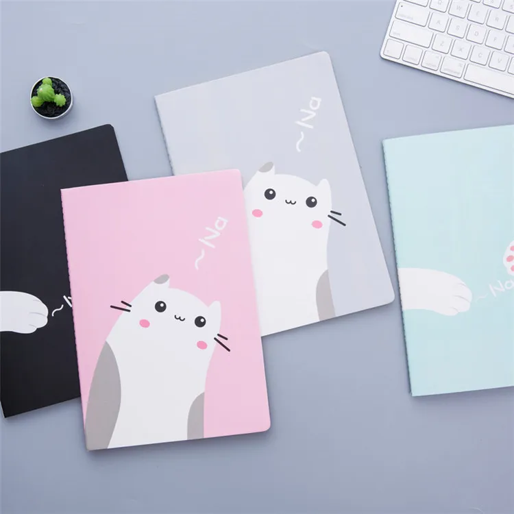 1 шт. Kawaii блокнот Корея простой, маленький, милый мультфильм блокнот для офиса школьные принадлежности новое поступление