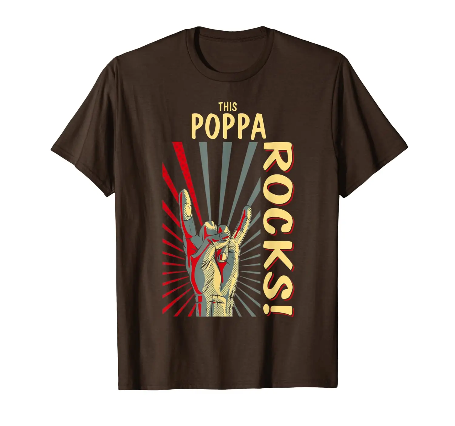 

Этот Poppa Rocks винтажный Ретро концерт 70s 80s футболка