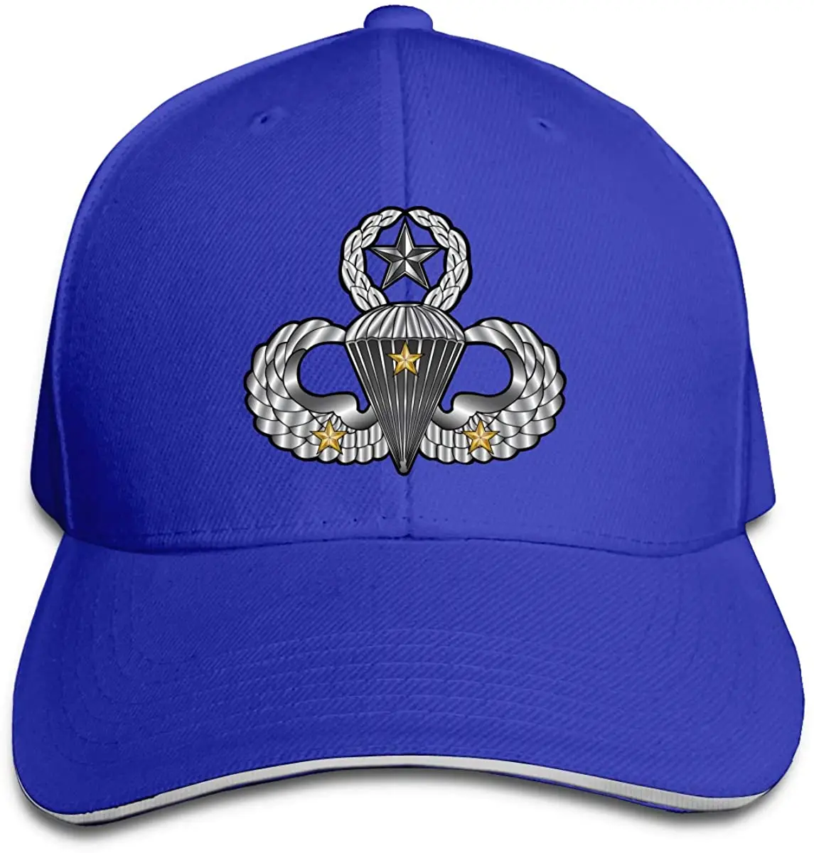 

Cap For Men Women 2021 United States Army Airborne School Parachutist Bad Arm Adjustable Baseball Caps Vintage Sandwich Cap
