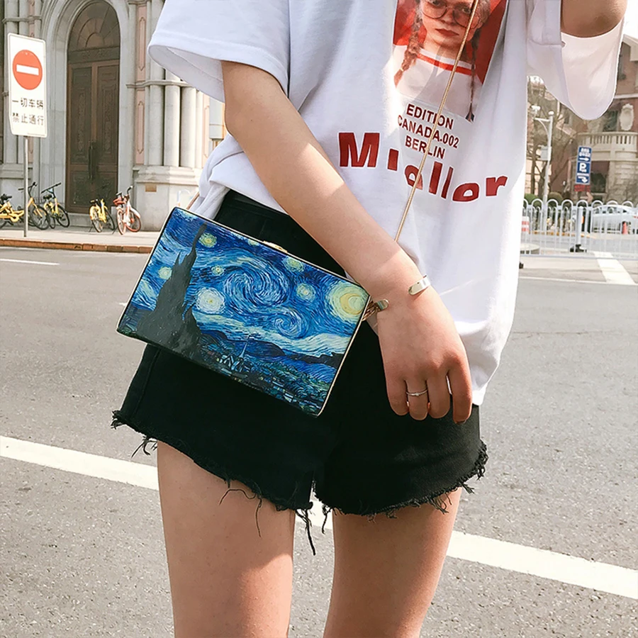 Женские сумки через плечо в винтажном Звездном стиле женская сумка вечерние мини