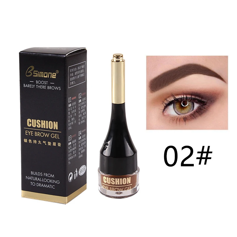 Bsimone Intense Gel Eyebrow Eyeliner Cream Waterproof Makeup Natural Dye Eye Brow Enhancer Black Liner Long Lasting Kit To | Красота и