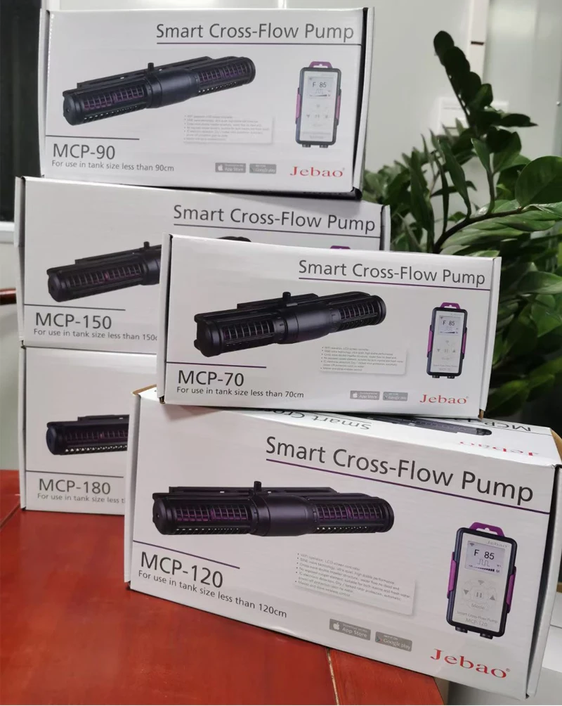 Новый насос Jebao MCP Cross Flow с жидкокристаллическим дисплеем и Wi-Fi управлением